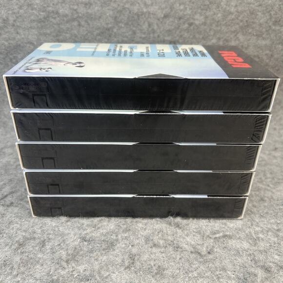 Lot Of 5 New Blank VHS Tapes RCA T-120 6 Hour Home theater Stereo Video Tape VCR - Picture 4 of 6